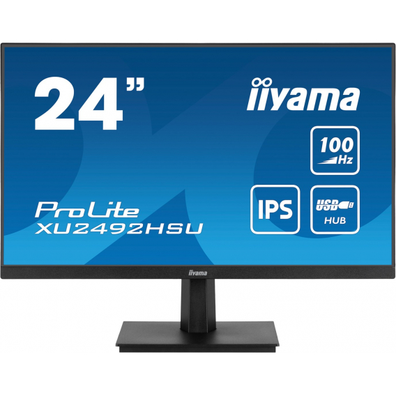 Obrázok pre iiyama ProLite počítačový monitor 60,5 cm (23.8") 1920 x 1080 px Full HD LED Černá