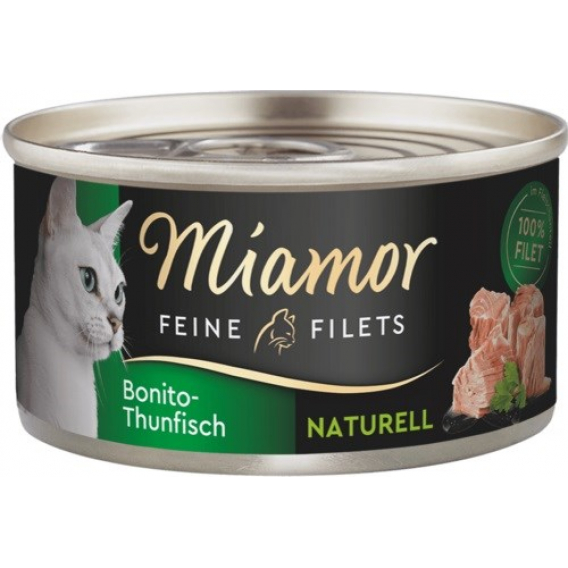 Obrázok pre MIAMOR Feine Filets Naturell Skipjack tuna - mokré krmivo pro kočky - 80g