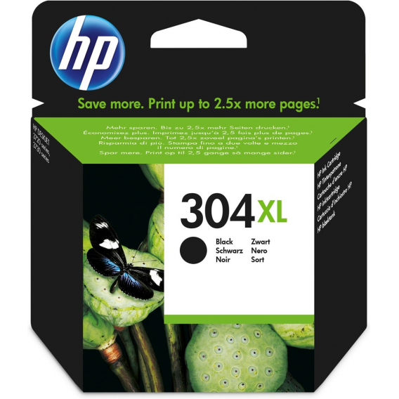 Obrázok pre HP 304XL Černá originální inkoustová kazeta
