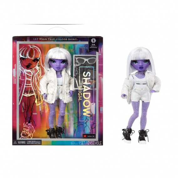 Obrázok pre Rainbow High Shadow High S23 Fashion Doll- Dia Mante (Purple)