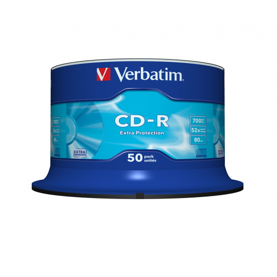 Obrázok pre Verbatim CD-R Extra Protection 700 MB 52x 50 kusů