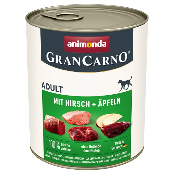 Obrázok pre ANIMONDA GranCarno Adult Deer and apple - mokré krmivo pro psy - 800g