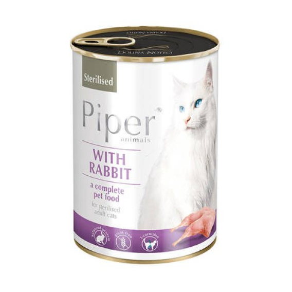 Obrázok pre PIPER Sterilised Rabbit - mokré krmivo pro kočky - 400g