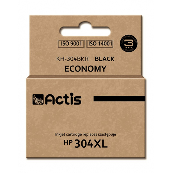 Obrázok pre Actis KH-304BKR Inkoust (náhrada za HP 304XL N9K08AE; prémiový; 20 ml; černý)