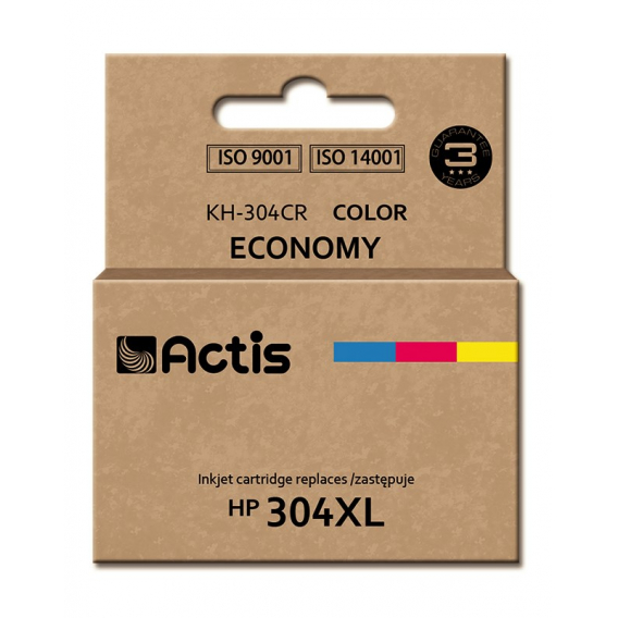 Obrázok pre Actis KH-304CR Inkoust (náhrada za HP 304XL N9K07AE; prémiový; 18 ml; barevný)