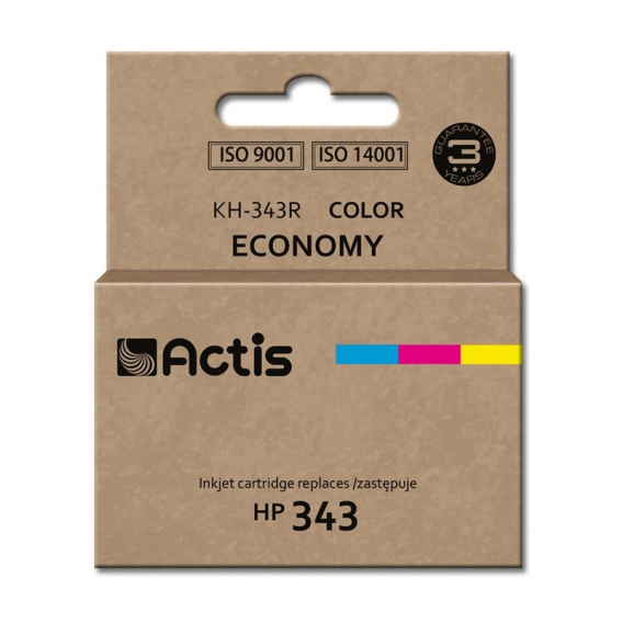 Obrázok pre Actis KH-343R Inkoust (náhrada za HP 343 C8766EE; standardní; 21 ml; barevný)