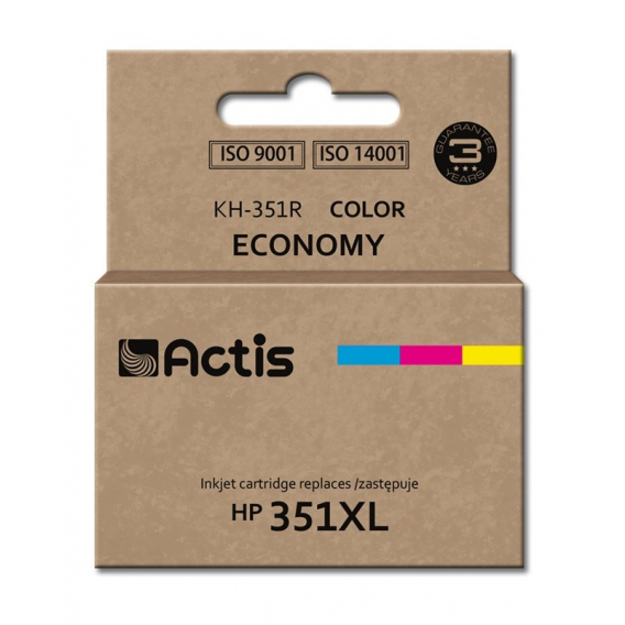Obrázok pre Actis KH-351R Inkoust (náhrada za HP 351XL CB338EE; standardní; 21 ml; barevný)