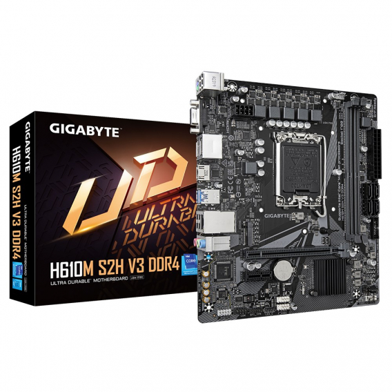 Obrázok pre Gigabyte H610M S2H V3 DDR4 základní deska Intel H610 Express LGA 1700 Micro ATX