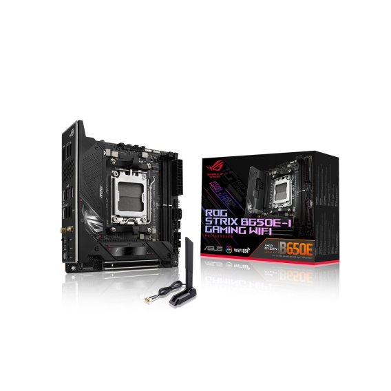 Obrázok pre ASUS ROG STRIX B650E-I GAMING WIFI AMD B650 Zásuvka AM5 Mini ITX