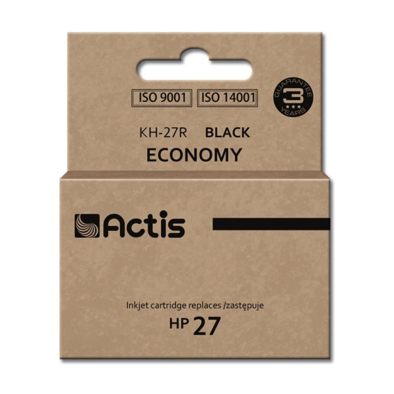 Obrázok pre Actis Inkoust KH-27R (náhradní inkoust HP 27 C8727A; standardní; 20 ml; černý)