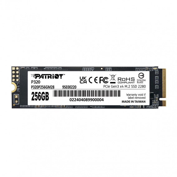 Obrázok pre SSD PATRIOT VIPER P320 M.2 PCI-Ex4 NVMe 256GB 2,2GB/S (P320P256GM28)