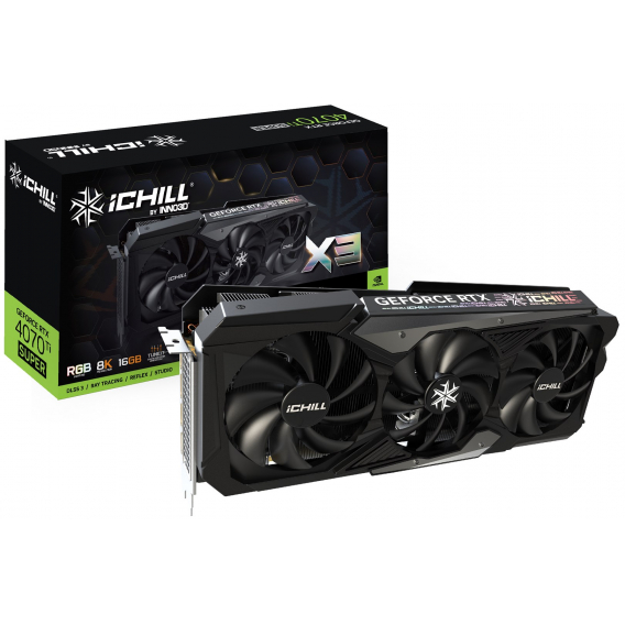 Obrázok pre Inno3D iChill GEFORCE RTX 4070 Ti SUPER X3 NVIDIA 16 GB GDDR6X