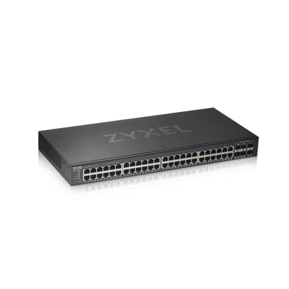 Zyxel GS1920-48V2 Řízený Gigabit Ethernet (10/100/1000) Černá Obrázok pre Zyxel GS1920-48V2 Řízený Gigabit Ethernet (10/100/1000) Černá