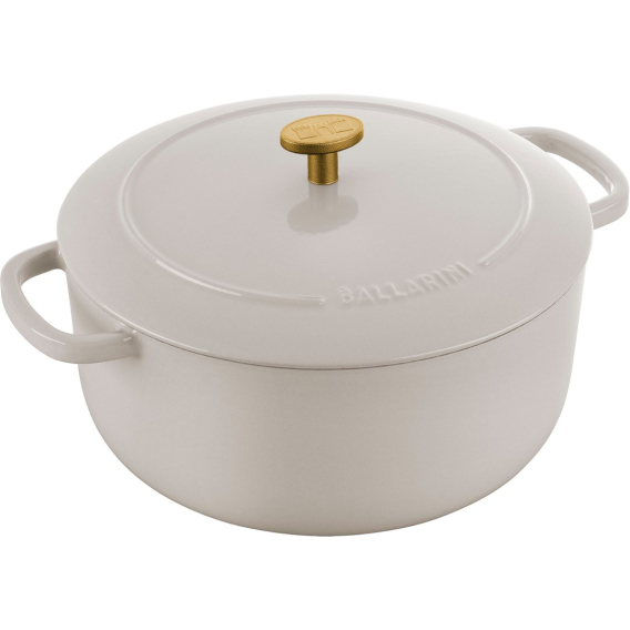 Obrázok pre Ballarini Bellamonte Round Cast Iron Pot - 4 ltr, Ivory