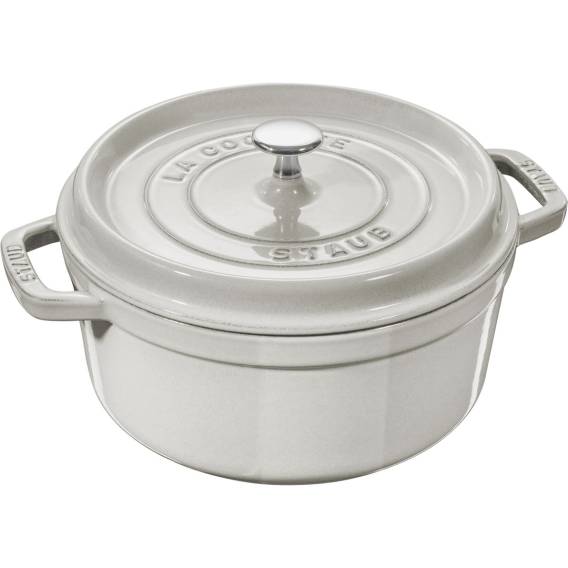 Obrázok pre Staub Round Cast Iron Pot - 6.7 ltr, White Truffle