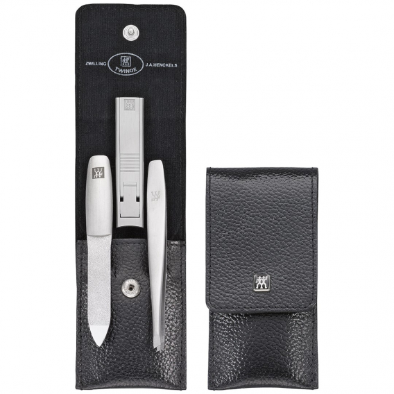 Obrázok pre Zwilling Classic Inox Travel Set - Leather Case, 3 Pieces - Black