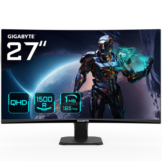 Obrázok pre GIGABYTE GS27QC počítačový monitor 68,6 cm (27") 2560 x 1440 px Quad HD LCD Černá