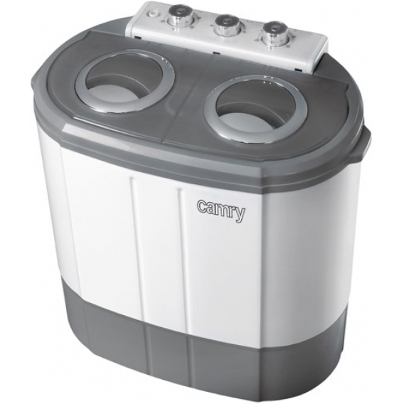 Obrázok pre Camry Premium CR 8052 pračka Horní plnění 3 kg Šedá, Bílá