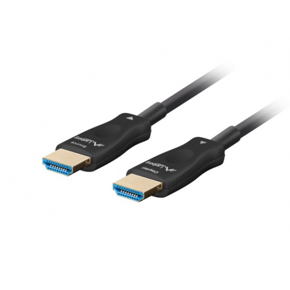 Obrázok pre LANBERG HDMI KABEL LANBERG HDMI KABEL M/M V2.1 10M OPTICKÝ AOC ČERNÝ