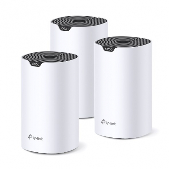 Obrázok pre TP-Link Deco S7 (3-pack) Dvoupásmový (2,4 GHz / 5 GHz) Wi-Fi 5 (802.11ac) Bílá, Černá Vnitřní