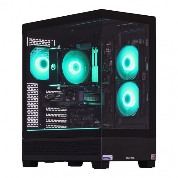 Obrázok pre Actina 5901443383680 PC AMD Ryzen™ 5 7600 32 GB DDR5-SDRAM 1 TB SSD AMD Radeon RX 7700 XT Midi Tower Černá