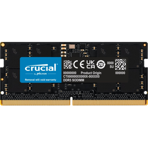 Obrázok pre Crucial CT16G48C40S5 paměťový modul 16 GB 1 x 16 GB DDR5 4800 MHz