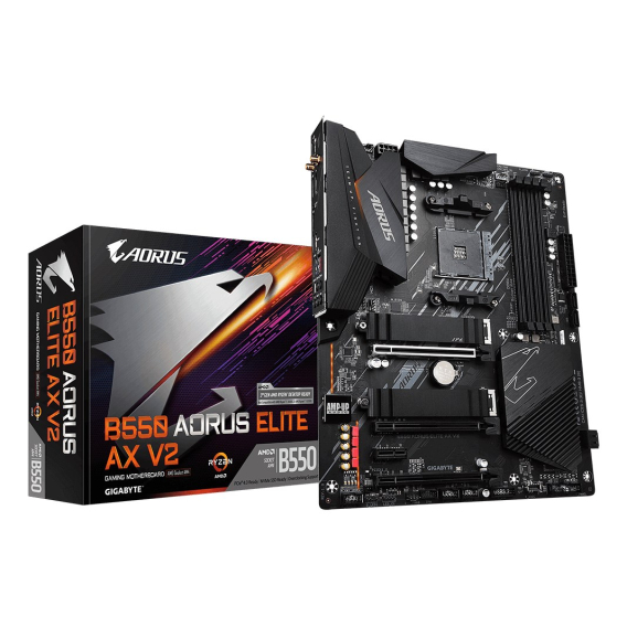 Obrázok pre GIGABYTE B550 AORUS ELITE AX V2 základní deska AMD B550 Socket AM4 ATX