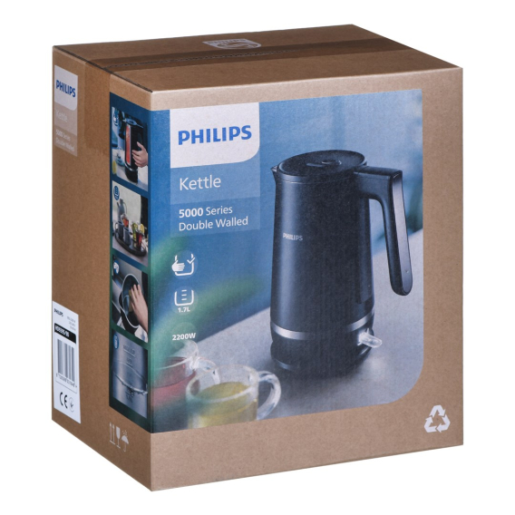 Obrázok pre Philips 5000 series Double Walled Kettle 5000 HD9395/90 Rychlov. konvice s dvoj. stěnou