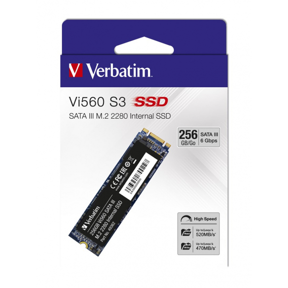 Obrázok pre Verbatim Vi560 S3 M.2 256 GB Serial ATA III 3D NAND