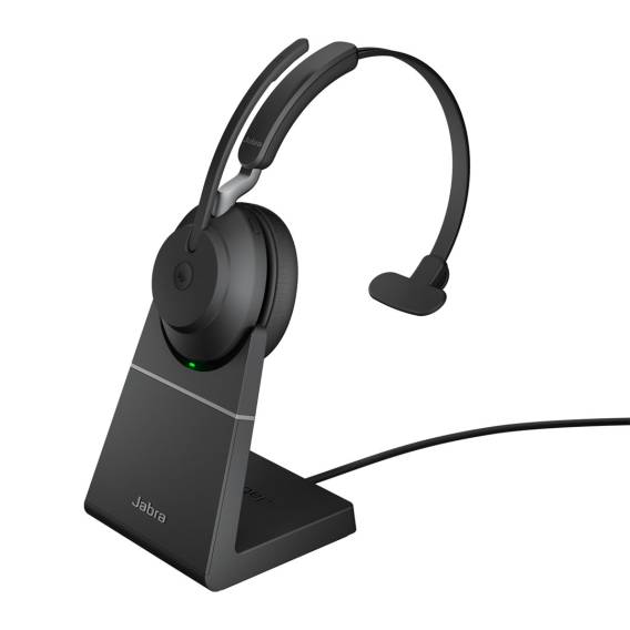 Obrázok pre Jabra Evolve2 65 Sluchátka s mikrofonem Bezdrátový Přes hlavu Kancelář / call centrum USB Typ-A Bluetooth Černá