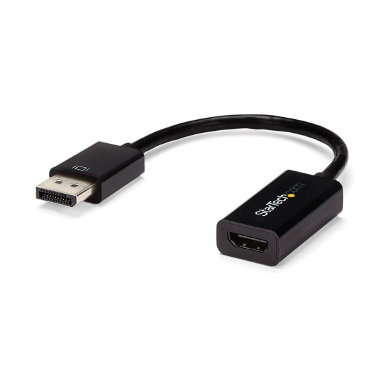 Obrázok pre StarTech.com DP2HD4KS adaptér k video kabelům 0,15 m DisplayPort HDMI Typ A (standardní) Černá