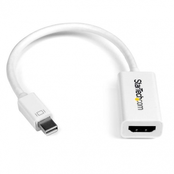 Obrázok pre StarTech.com MDP2HD4KSW adaptér k video kabelům 0,15 m Mini DisplayPort HDMI Bílá