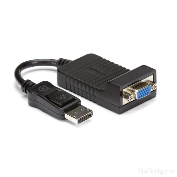 Obrázok pre StarTech.com DP2VGA adaptér k video kabelům 0,08 m DisplayPort VGA (D-Sub) Černá