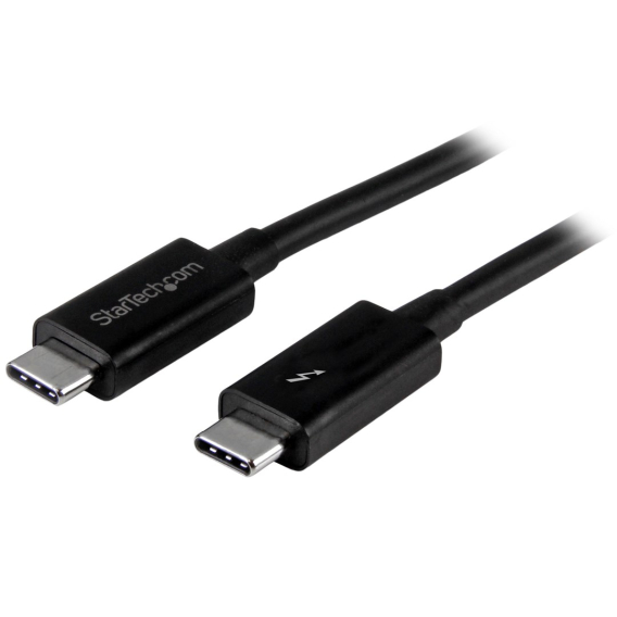 Obrázok pre StarTech.com TBLT3MM1M Thunderbolt kabel 1 m 20 Gbit/s Černá