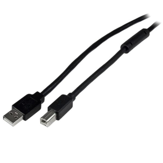 Obrázok pre StarTech.com USB2HAB65AC USB kabel USB 2.0 20 m USB A USB B Černá