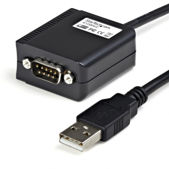 Obrázok pre StarTech.com ICUSB422 kabelová redukce DB9 M USB-A FM Černá