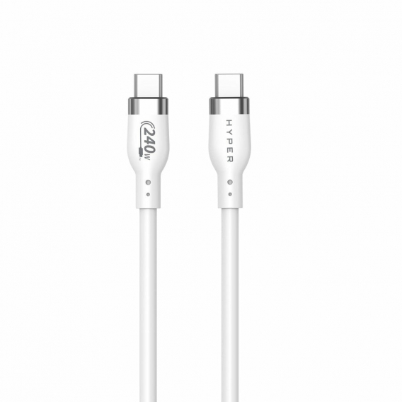 Obrázok pre HYPER HJ4002WHGL USB kabel USB 2.0 2 m USB C Bílá