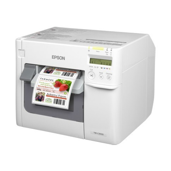 Obrázok pre Epson TM-C3500 tiskárna štítků InkJet Barva 720 x 360 DPI 103 mm/s Kabel Připojení na síť Ethernet