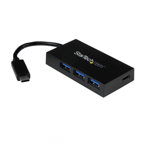 Obrázok pre StarTech.com HB30C3A1CFB rozbočovač rozhraní USB 3.2 Gen 1 (3.1 Gen 1) Type-C 5000 Mbit/s Černá