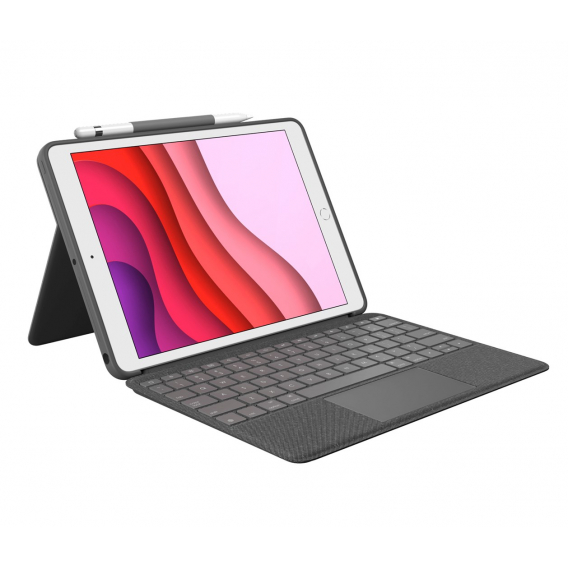 Obrázok pre Logitech Combo Touch QWERTY Britská angličtina Smart Connector Grafit