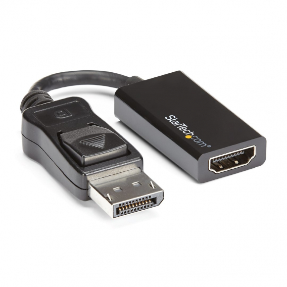 Obrázok pre StarTech.com DP2HD4K60S adaptér k video kabelům 0,215 m DisplayPort HDMI Černá