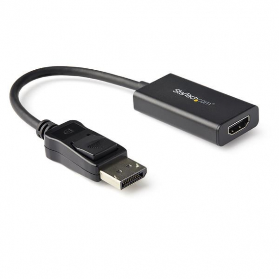 Obrázok pre StarTech.com DP2HD4K60H adaptér k video kabelům 0,122 m DisplayPort HDMI Typ A (standardní) Černá