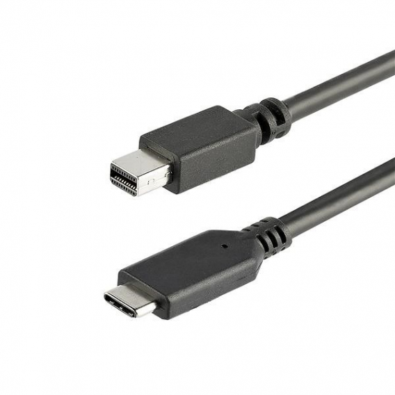 Obrázok pre StarTech.com CDP2MDPMM1MB adaptér k video kabelům 1 m USB typu C Mini DisplayPort Černá