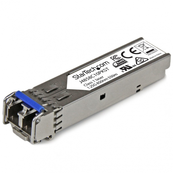 Obrázok pre StarTech.com J4859C10PKST síťový transceiver modul Optické vlákno 1250 Mbit/s SFP 1310 nm