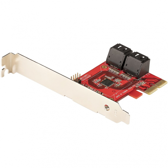 Obrázok pre StarTech.com 4P6G-PCIE-SATA-CARD karta/adaptér rozhraní Interní