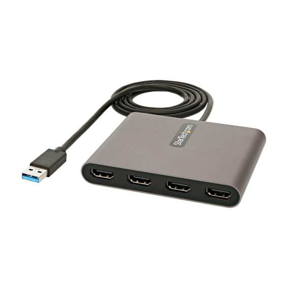 Obrázok pre StarTech.com USB32HD4 USB grafický adaptér 1920 x 1080 px Šedá