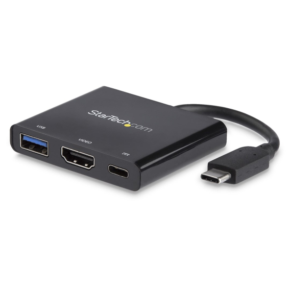 Obrázok pre StarTech.com CDP2HDUACP dokovací stanice/replikátor portů Kabel USB 3.2 Gen 1 (3.1 Gen 1) Type-C Černá