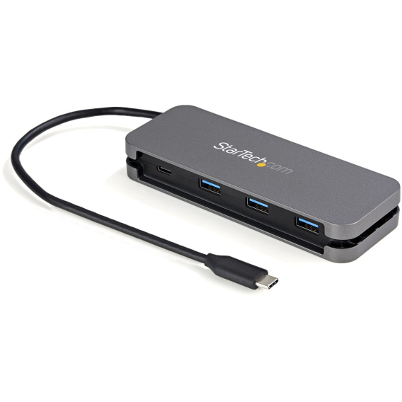 Obrázok pre StarTech.com HB30CM3A1CB rozbočovač rozhraní USB 3.2 Gen 1 (3.1 Gen 1) Type-C 5000 Mbit/s Černá, Šedá