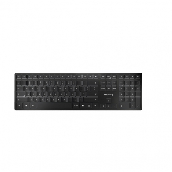 Obrázok pre CHERRY KW 9100 SLIM klávesnice Univerzální RF bezdrátové + Bluetooth QWERTY Anglický Černá