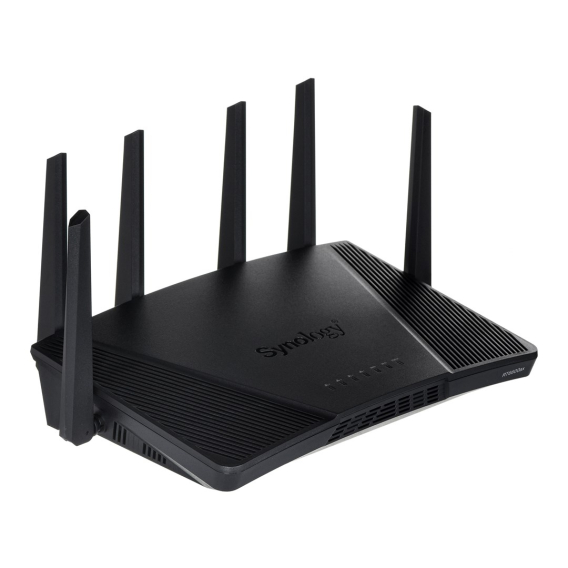 Obrázok pre Synology RT6600ax Router WiFi6 1xWAN 3xGbE 1x2.5Gb bezdrátový router Třípásmový (2,4 GHz / 5 GHz / 5 GHz) Černá